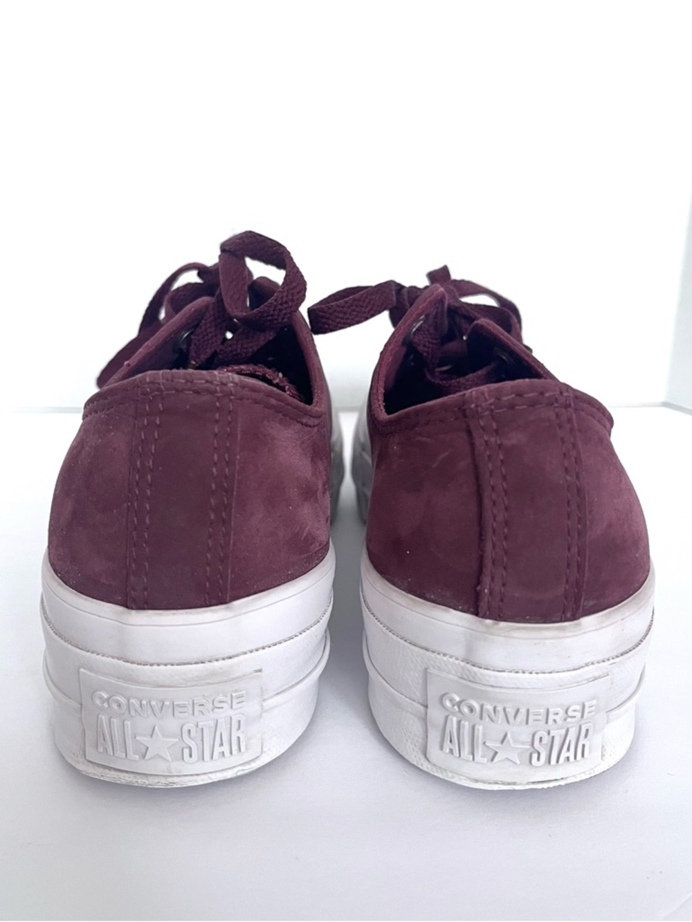 Converse Chuck Taylor Low Suede Platforms - Picture 6 of 11